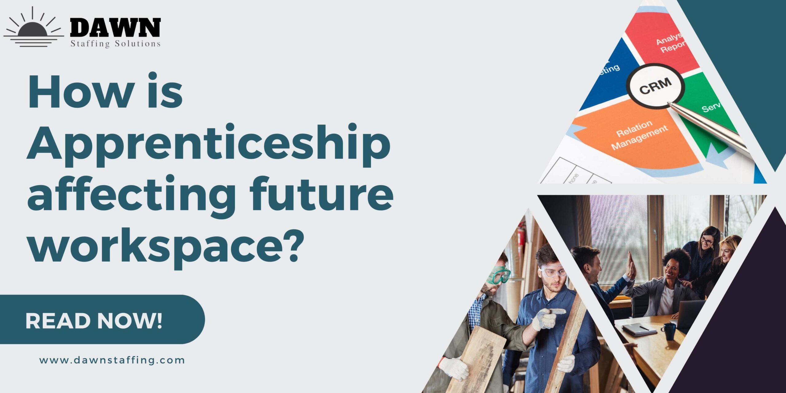 How is apprenticeship affecting future workspace?